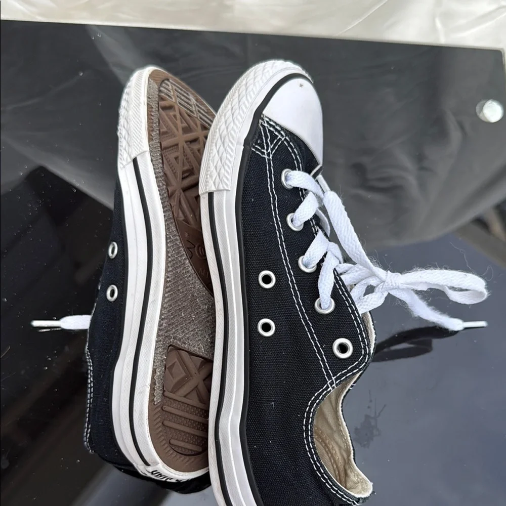 Converse All Star Black Canvas Shoes - Picture 4 of 7
